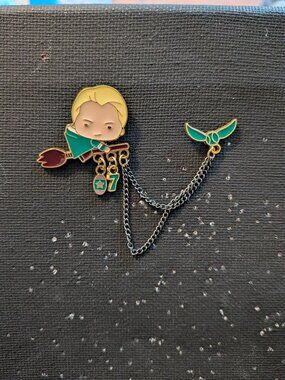 Draco Malfoy Seeker pin set